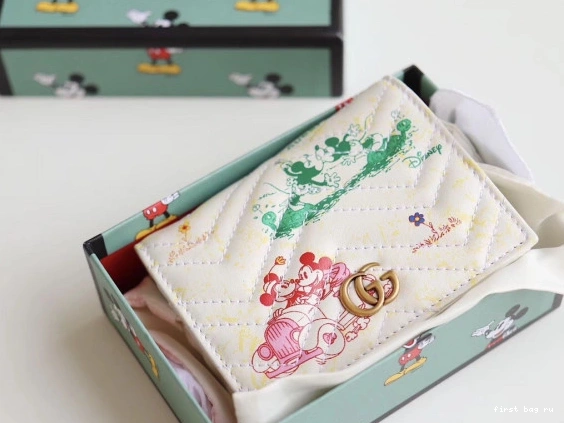 First bag ru X Gucci Disney wallet 0805